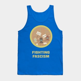 Merit Badge for Protesting Fascism Tank Top